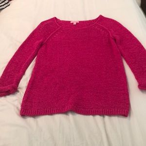 Size Small. Lilly Pulitzer beach sweater. Pink